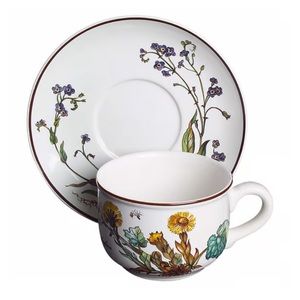 Villeroy & Boch Flat Cup & Saucer Set (8)